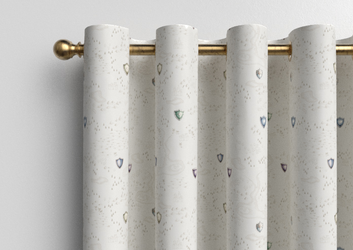 Jurassic Joust, Knights Way Knightly - Made to Measure Curtains - Image 12